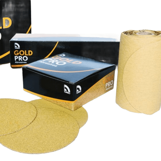 USC® Gold Pro® Abrasive Sheet Roll, 2-3/4" x 25 yd