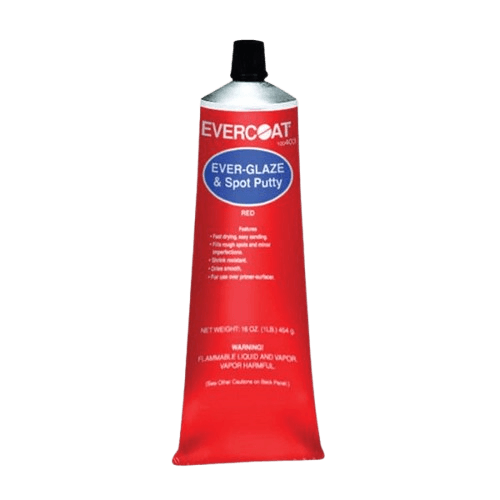 EVERCOAT® EVER-GLAZE Spot Putty, 4 lb Tube, Red