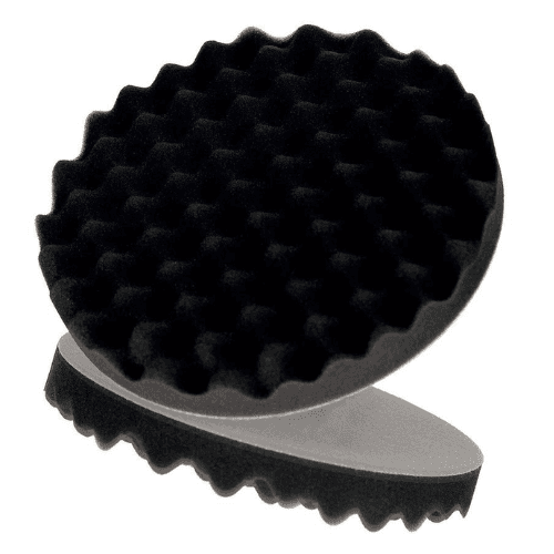 3M 05725 8" Single Sided Black Foam Polishing Pad, 2 pk - 3M Compound/Polish