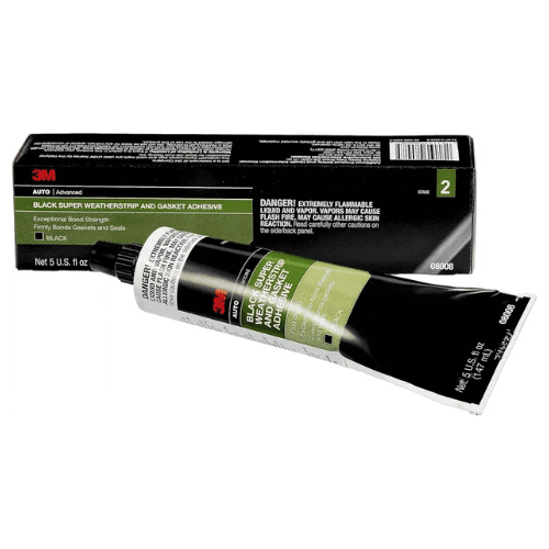 3M 08008 Weatherstrip Gasket Adhesive Black - 3M Seam Sealers