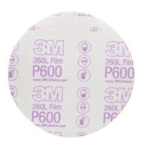 3M 00971 260L Finishing Film Disc 600 Grit - 3M Sandpaper