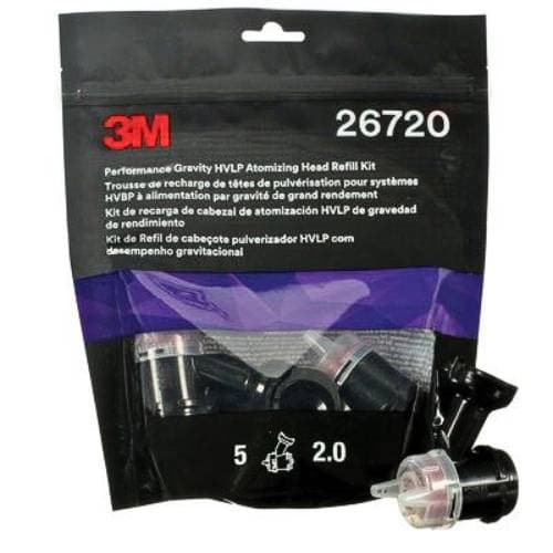 3M 26720 Atomizing Head Refill Kit Red - 3M Spray Guns