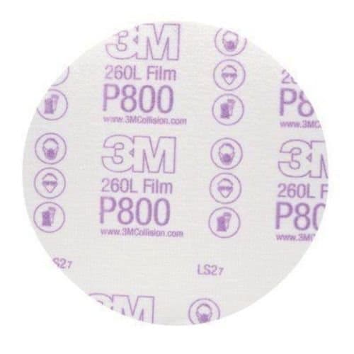 3M 00970 260L Finishing Film Disc 800 Grit - 3M Sandpaper