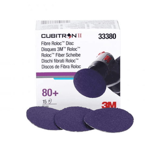 3M Cubitron II 33380 Fiber Disc 80 Grit - 3M Sandpaper