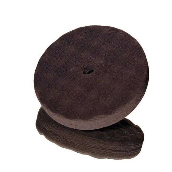 3M Perfect-It 05707 8" Gray Double-Sided Foam Polishing Pads - 3M Compound/Polish