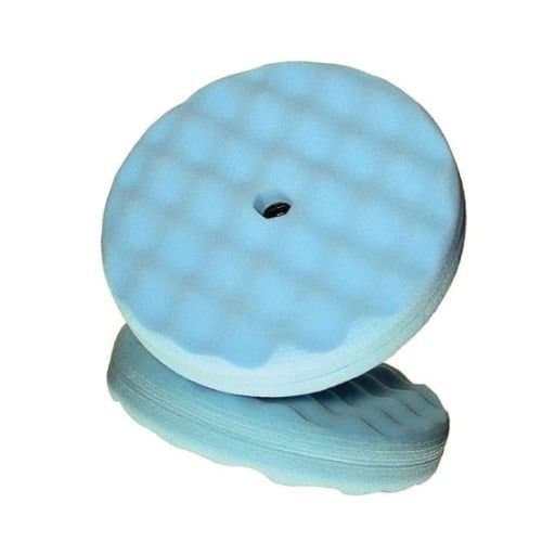 3M Perfect-It 05708 8" Blue Double-Sided Foam Polishing Pads - 3M Compound/Polish
