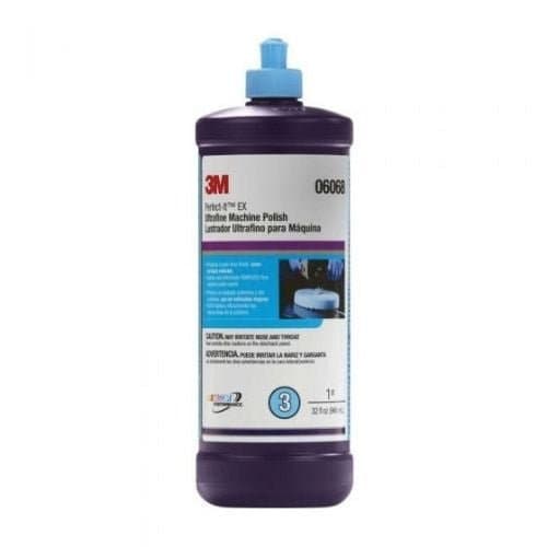 3M Perfect-It 06068 EX Ultrafine Blue Machine Polish, Quart - 3M Compound/Polish