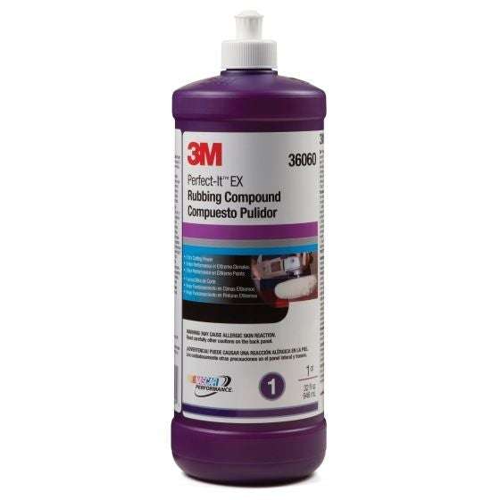 3M Perfect-It 36060 EX Rubbing Compound, Quart - 3M Compound/Polish