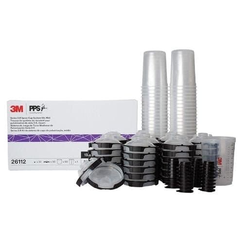 3M PPS 26112 Spray Cup Liner Kit - 3M Paint Gun Cups & Liners