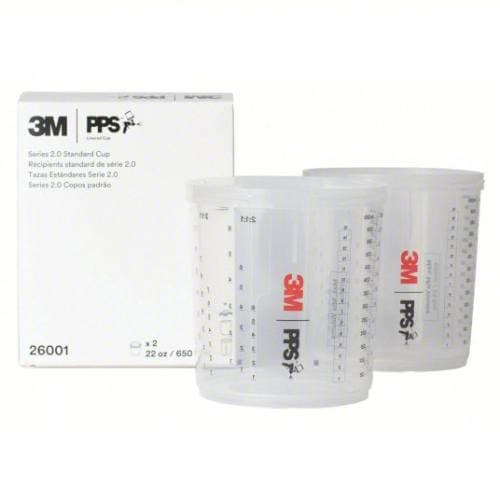 3M PPS 26001 Standard Hard Cup 650 mL - 3M Paint Gun Cups & Liners