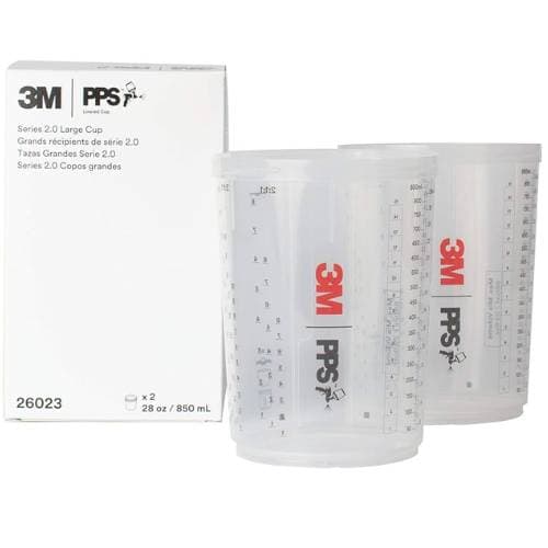 3M PPS 26023 Large Hard Cup 850 mL - 3M Paint Gun Cups & Liners