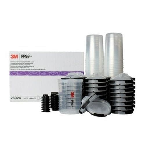 3M PPS 26024 Large Spray Cup Liner Kit - 3M Paint Gun Cups & Liners