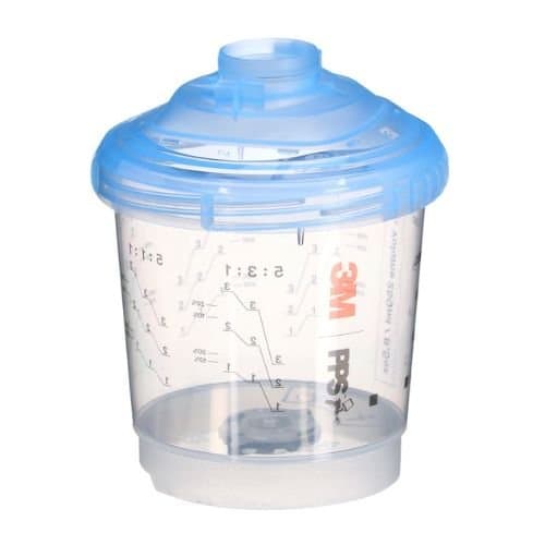 3M PPS 26161 Vented Spray Cup Kit Mini - 3M Paint Gun Cups & Liners