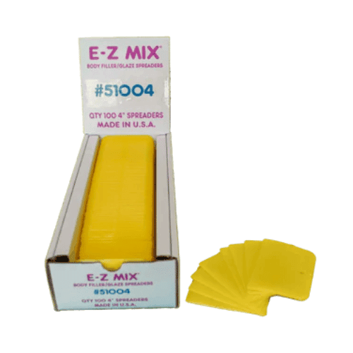 E-Z Mix 51004 Body Filler Spreader Yellow - E-Z Mix Body Fillers