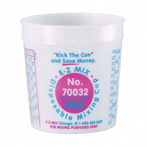 E-Z Mix 70032 Disposable Mixing Cup 1 qt - E-Z Mix Paint Gun Cups & Liners