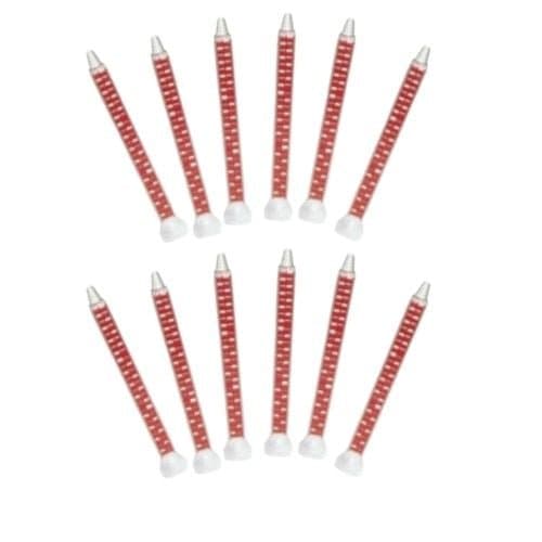 Fusor 401T Red Mixing Tip with Thread for 210 mL cartridges, 12 pk - Lord Fusor Adhesives