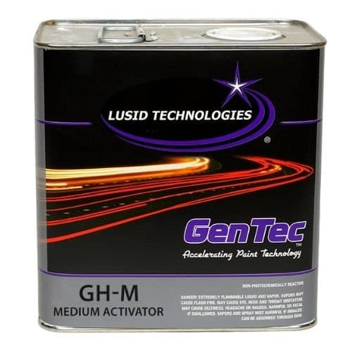 GenTec GHM25L Medium Activator for GTC450 Clearcoat, 2.5 L - Gentec Paint Activators