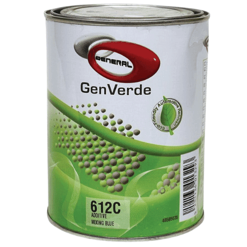 GenVerde 612C Mixing Blue Basecoat Toner, 1 Liter - GenVerde Automotive Paint