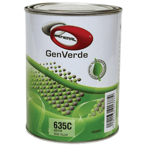 GenVerde 635C Oxide Yellow Basecoat Toner, 1 Liter - GenVerde Automotive Paint