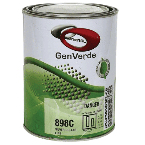 GenVerde 898C Silver Dollar Fine Basecoat Toner, 1 gal - GenVerde Automotive Paint