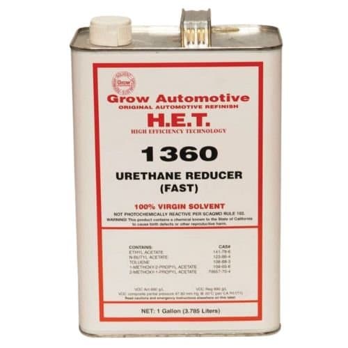 Grow Automotive 1360 Fast Urethane Reducer, Gallon - Grow Automotive Reducers & Thinners