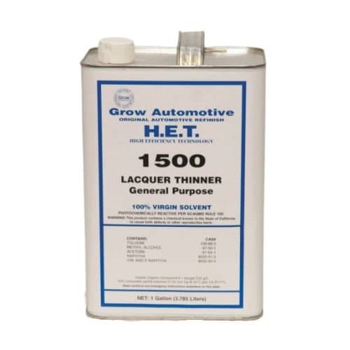 Grow Automotive 1500-01 Lacquer Thinner 1 gal - Grow Automotive Reducers & Thinners