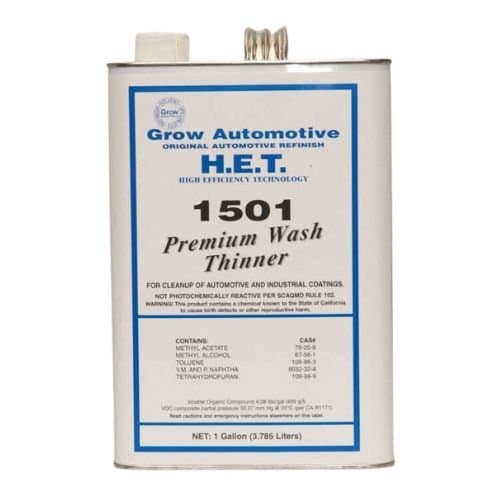 Grow Automotive 1501 Premium Wash Thinner, Gallon - Grow Automotive Spray Guns
