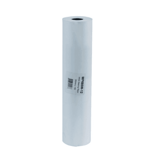 High Teck 12 in x 180 ft White Waterborne Masking Paper Hand Roll - High Teck Masking Tape & Paper