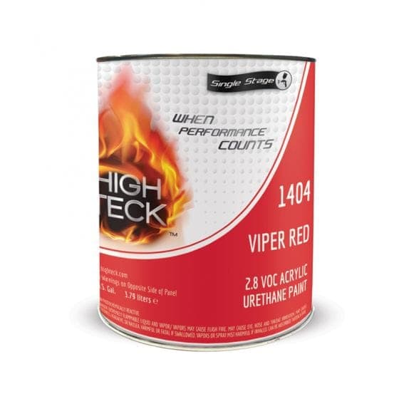 High Teck 1404 Viper Red Single Stage Paint, 1 Gallon - High Teck Automotive Paint