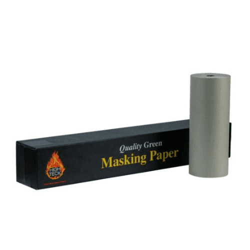 High Teck 18 in x 600 ft Green Masking Paper, 35 Lb Basis Weight - High Teck Masking Tape & Paper