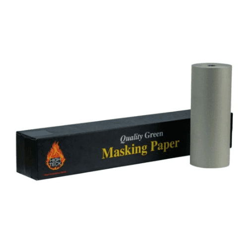 High Teck 18 in x 750 ft Green Masking Paper, 28 lb Basis Weight - High Teck Masking Tape & Paper
