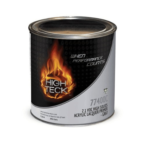 High Teck 77400 Gray Lacquer Primer Surfacer, Qt - High Teck Primers
