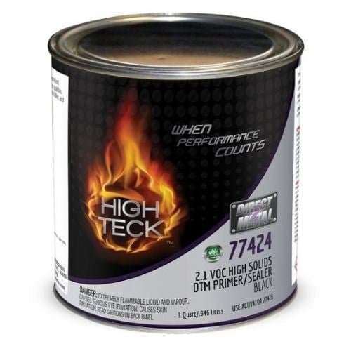 High Teck 77424 Black 2K DTM Primer/Sealer, Quart - High Teck Primers