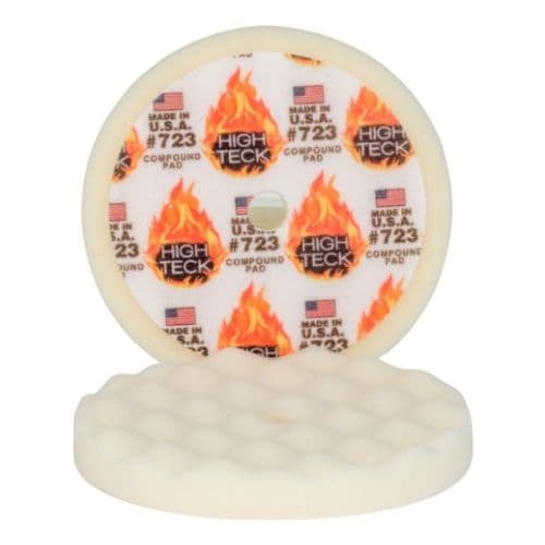 High Teck 723 Compounding Pad 8 in White - High Teck Compound/Polish