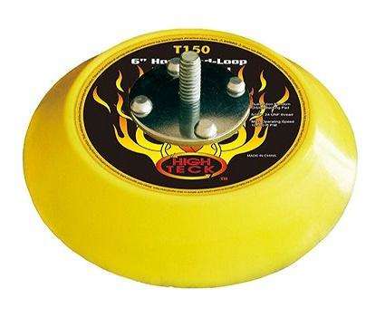 6" Hook & Loop Backing Pad for orbital sander - High Teck Compound/Polish