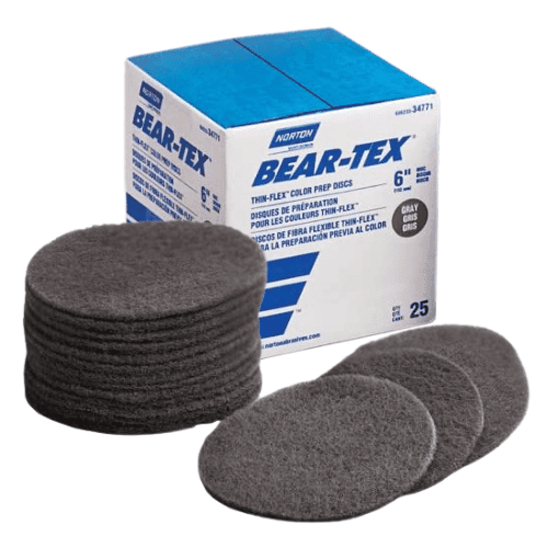 Norton Bear-Tex 34771 Thin-Flex Scuff Disc 6 in - Norton Sandpaper