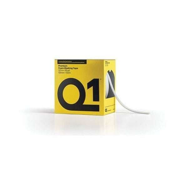 Q1 SE01 Premium Foam Masking Tape Roll, 13 mm x 50 m L - Q1 Masking Tape & Paper
