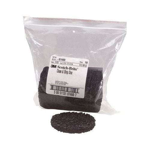 3M Scotch-Brite 07460 Clean Strip Disc 4 in - 3M Sandpaper