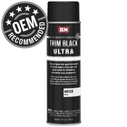 SEM Trim Black Ultra 49133 Matte Trim Paint - SEM Aerosols