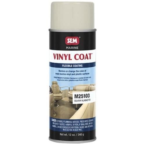 SEM M25103 Sea Ray Alabaster, 12oz | Aerosol | Marine Vinyl Coat - SEM Aerosols