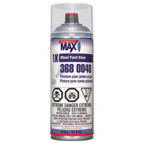 SprayMax 3680040 Wheel Paint Silver - Spraymax Automotive Paint