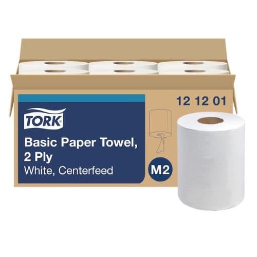 Tork 121201 Soft Centerfeed Hand Towel - Tork Shop Supplies