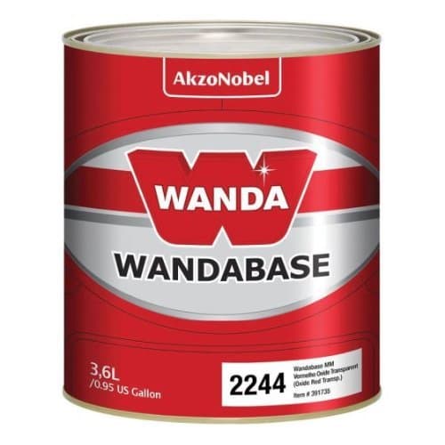 Wandabase HS 2244 Transparent Oxide Red Mixing Toner, 4 L - Wanda Automotive Paint