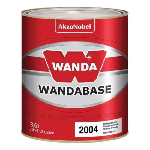 Wandabase HS 2004 Brilliant Metallic Mixing Toner, 4 L - Wanda Automotive Paint