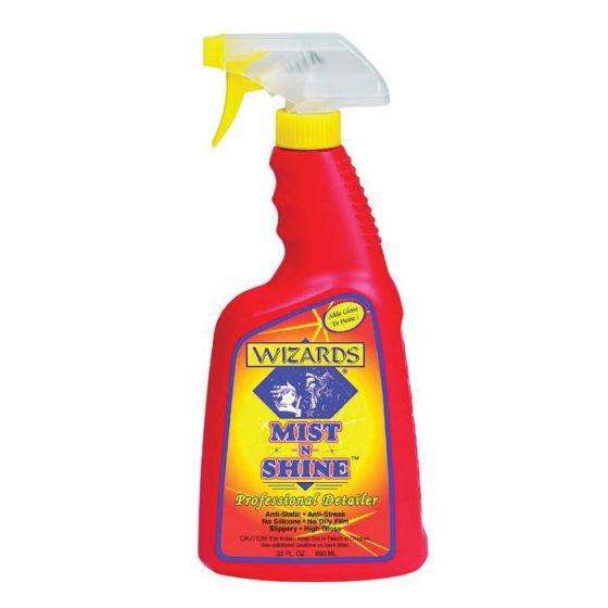WIZARDS MIST-N-SHINE 01214 Professional Detailer, 22 oz Spray Bottle - Wizards Compound/Polish