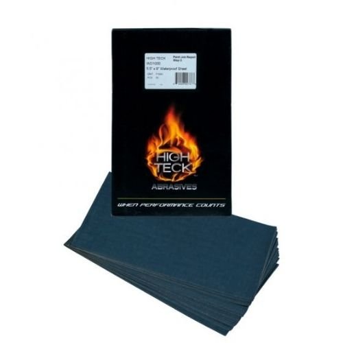 1500 Grit 5.5x9 in Waterproof Sanding Sheet, 50 pk, High Teck - High Teck Sandpaper