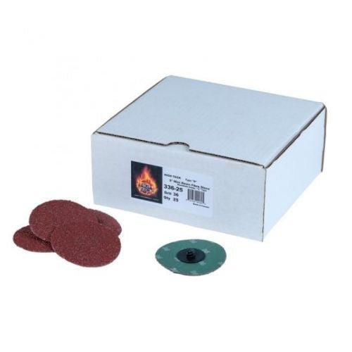 3 Inch 36 Grit Quick Change Sanding Discs, 25 pcs, High Teck - High Teck Sandpaper