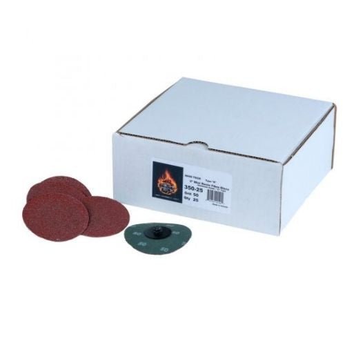3 Inch 50 Grit Quick Change Sanding Discs, 25 pcs, High Teck - High Teck Sandpaper