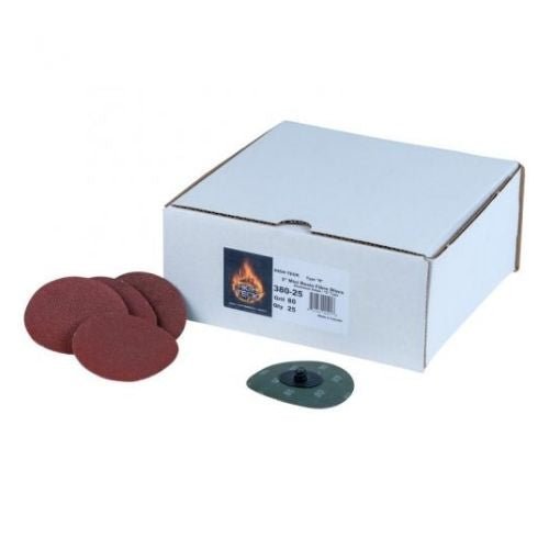 3 Inch 80 Grit Quick Change Sanding Discs, 25 pcs, High Teck - High Teck Sandpaper