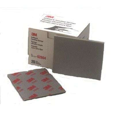 3M™ 02604 Flexible Sanding Sponge, 320/400 Grit, Box of 20 - 3M Sandpaper